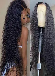 NXY Hair Wigs 13x4 Deep Wave Frontal HD Brasileiro para mulheres Lace de água solta frente 40 polegadas Humanos curiosos 180 Densidade 22060914457717860892