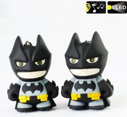 Neuer cooler Batman -Emitting Keychain -Film rund um die kreativen Voice -LED -Pendellautos Schlüsselbund 4808126