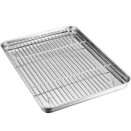 Stainless Steel Baking Racks Set Baking Tray With Detachable