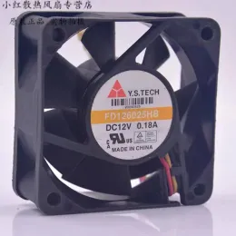 Cooling Y.S.TECH FD126025HB 6025 12V 0.18A 6CM 60*60*25MM server inverter cooling fan