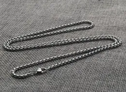 316 Stainls Steel Square Pear Netlace Titanium Steel Jewelry مع سلسلة M سلسلة سميكة DIY ACCSORI لـ MEN57193578231839