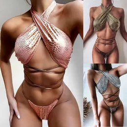 2024 New Bikini sexy Bikini -Gurt Badeanzug Frauen geteilt Badeanzug