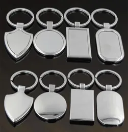 Metal Blank Tag Chackes Creative Car Keychain персонализированная из нержавеющая сталь Business Business Advertising для Promotion8304666