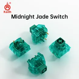 إكسسوارات Kailh Box Midnight Jade Keyboard Switch Clicky Swick Hot Swapphes Heavy Handfel Switches