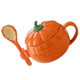 Tazze in ceramica tazza di zucca da ufficio tazze da caffè espresso budino