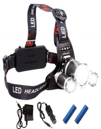 2020 المصباح الأمامي القابل لإعادة الشحن 13000LM XMT6 3LELLERS HEAD HEAD LIGHT LIGHT LAMP LAMP LANTHER 2X 18650 Battery caracusb char3848223