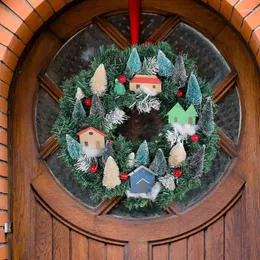 Fiori decorativi Incantevole albero di Natale luminoso: trasforma la tua casa con l'arredamento creativo della piccola casa di Garreath