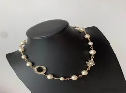 Fashion pearl necklace bijoux for lady Women Party Wedding Lovers gift engagement jewelry for Bride with box3332884