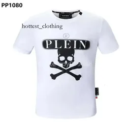 Philipe Plein T Shirt Mens Designer Tshirts Skull Man Thirts الكلاسيكية عالية الجودة الهيب هوب 032 297