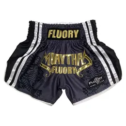 Fluory MTSF98 MMA Fighting Muay Thai Shorts Boxeo Bokser Training Sports Wysoka jakość bokserów