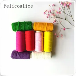 Fiori decorativi 20pcs/lotto Nylon Coil Elasticità Schermo Schermo Materiale Floro Fiorista Accessorio fatto a mano