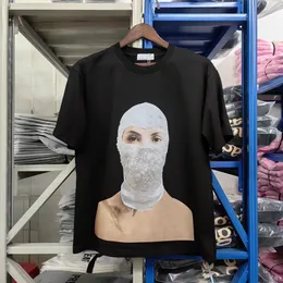 T-shirt maschile maglietta casual lettere da donna maschile da uomo lettere 3d stampato stereoscopico a maniche corte più vendute di lusso di lusso abbigliamento hip hop asia size#E5