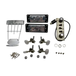 Atualização de cabos Kits de graves elétricos Tunhadores / captadores / peça de trapézio / painel de controle Partes de guitarra da China Made