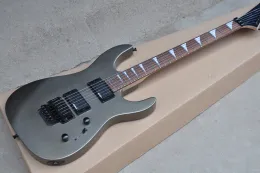E -Gitarre Guitar Grey Body E -Gitarre mit Rosenholz Fingerboard Schwarzer Hardware aktive Tonabnehmer