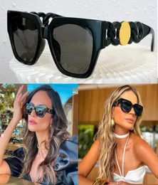 Explosive Einzelprodukt schwarze Männer und Frauen Sonnenbrille VE4409 Einzigartige Brillenbeine sind wirklich schön und sehr aufregend Top Qu1076353