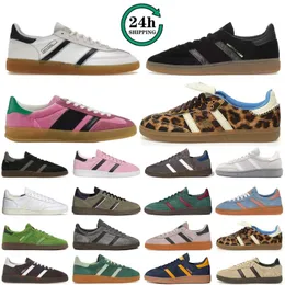 Designer Wales Bonner Trainer Vegan Men Women Sapatos Casuais Nylon Brown camurça vintage preto panda branca plana plana ao ar livre tênis feminino