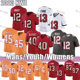 Tom Brady Baker Mayfield Mike Evans Jerseys de futebol Chris Godwin Devin White Rob Gronkowski Lavonte David Vita vea Antoine Winfield Jr. Tristan Wirfs Derrick Brooks