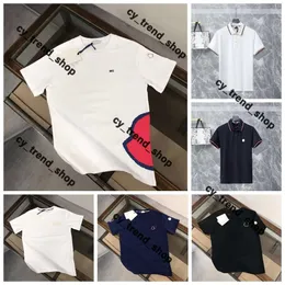 Moncleir koszulka designerska koszula męska koszulka ulica swobodny tshirt men polo koszula luźna koszula mężczyzna kobiety letnie luksusowe tshirty drukują TEES TEES KRÓTKO -MAY MAYA Tshirt 431