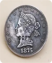 Copia replica USA 1875 20c Sailor Head venti centesimi Copia Coin8469946