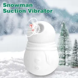 10 скоростей клитор присоса Vibrator Clitoris Сосание перорального всасывающего стимулятора соска снеговик снеговик для женщин -мастурбатора