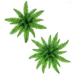 Decorative Flowers Fadeless Faux Ferns Multipurpose Fake Vibrant Realistic Plants For Indoor Outdoor Home Garden Farmhouse Decoration