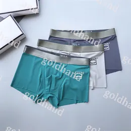 Mens Letter Tryckt underkläder underbundsdesigner Casual Soft Underpant Briefs Brand Boxed Boxers