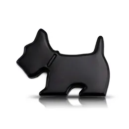 Autoaufkleber schwarz 6/10/12 -Zoll personalisierten Aufkleber niedliche Haustierkatze Hunde Logo Logo Cartoon Animation Metall Körper Heck Drop Lieferung Automobi Ottfy