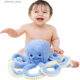 Animali di peluche ripieni di peluche carine bambole di polpi topi morbido peluche di seppie realistiche coccolose giocattolo di calamari animali mari