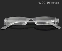 透明な色の老眼眼鏡occhiali de lettura 100 150 200 250 300 350 400 Diopter Points read clear readi3928482