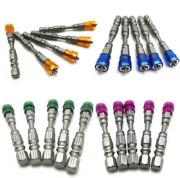 5pcs Single Head Magnetic Screwdriver Bit AntiSlip Hex S2 PH2 Electric Screw Driver Set For Power Tools4861359