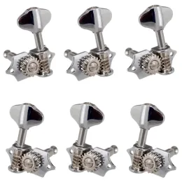 Guitar 3L3R 6PCS 1 18 Gitarrenschnurstimmung Tuner Machine Heads Knöpfe Tuningschlüssel für akustische oder E -Gitarre