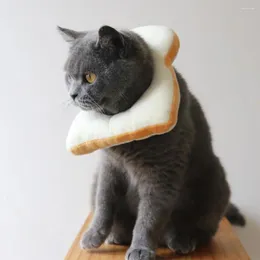 Hundekleidung kleine Katzenkragen Haustier Kopfbedeckung Cosplay Stirnband Toast XS Baumwollkostüme Kopfbedeckung