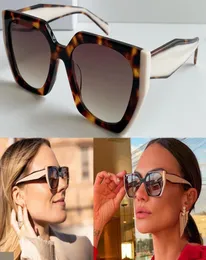 Occhiali Eyewear Collection Sunglasses Mens Womens SPR 15WF Lenti Moro Sfumato Opacizzato Unique Rectangular Frame Acetate Lunett2303436
