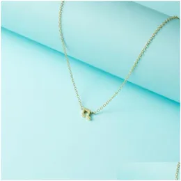 Pendant Necklaces Vg 6Ym Fashion Double-Layer Musical Note Lady Necklace Same Birthday Gift Alloy Jewelry Wholesale Drop Delivery Pend Dhurl