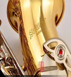 عمل عالي الجودة Super Action Connelmer AS500 Saxophone Gold Silvering Key Alto Full Flower EB Tune Model E Flat Sax مع Reeds Case8321037