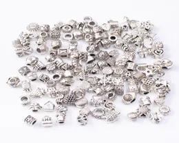 Wholesale 100g /piece Zinc alloy Europe Large hole beads For DIY jewelry making accessories 71406613386