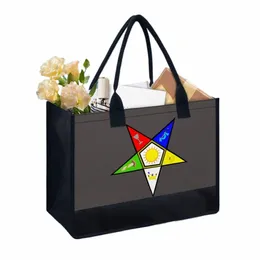 Handle tragbare Reisehandtaschen Oes sistars Order von Ostdruck Trend Ladies Shop -Tasche Leinwand Totes für Frauen Beach Bags P95n#