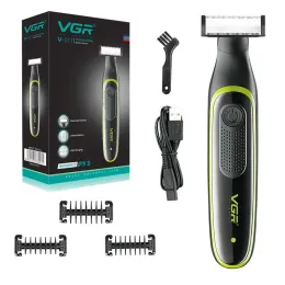 Триммер Оригинальный VGR WOMABLE BEARD -Trimmer, лицевая и триммер для мужчин для мужчин и женщин, Ball Razor, лобковая триммер.