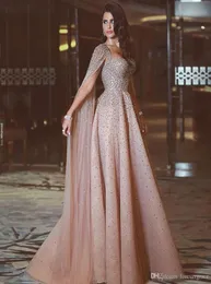 2019 Beads Crystals Arabic Evening Dress Said Mhamad A Celebrity Formal Holiday Wear Prezenta