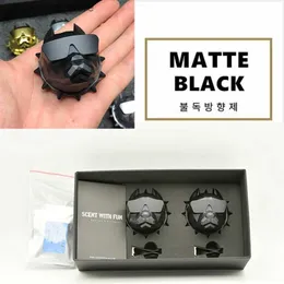 Autoluftfrischer 2pcs Bulldogge Lufterfrischer Auto Parfüm Duft Diffusor mit Magnet Clip Geschenkbox Gute Geruch Auto Innenzubehör L49