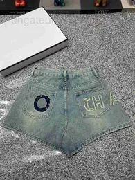 Shorts Designer Designer Fashion Denim Women 2024 Sue High High Waist Shinny Short Jeans for Woman Orvr