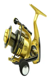 Gold Green Red 47 1 551 Saltvattenfiskrullar 131BB Full metall för fiskmatare Baitcasting Reel Spinning Reels för Rod7451729