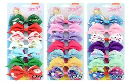 7pcslot siwa hair bow bow unicorn abage hairf hair clip 35inch bowknot hairpin children girl barrettes hairlip design hair accessori5406173