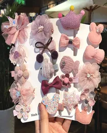 10PCSSet New Girls Cute Cartoon Ice Cream Fruits Hairpins Children Sweet Barrettes Hair Clips Headband Fashion Hair Accessories8737801