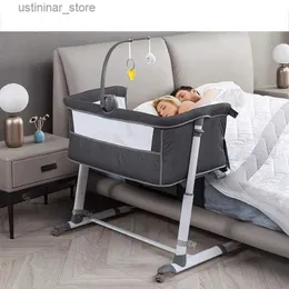 Baby Cribs klassische bewegliche Multi -Funktion Cunas tragbare Babybettbettbettbaby -Kinderbett -Bett Cunas de Bebe L416