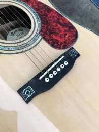 Kablolar gül kaplama Martin 6 String Guitar Ebony Kabuğu Kakanan Klavye