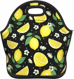 حقيبة الغداء المعزولة Neoprene Neoprene Bag Bag Bags Portable Lunch Box Bag for Picnic/Boating/Fishing/Work Q7CD#