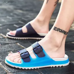 Terlik plaj açık ayak parmağı sandalet yaz 2022 gündelik moda açık trend düz rahat büyük boy sandalias zapatillas hombre h240416