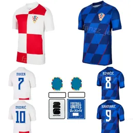 Euro Cup Soccer Croacia 4 Josko Gvardiol Trikot 24/25 17 Bruno Petkovic 10 Luka Modric 22 JOSP Juranovic Nikola Vlasic Lovro Majer National Football Shirt Kits