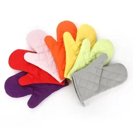 2024 Professional Cotton Oven Mitt Heat Proof Resistant Protector Kitchen Cooking Pot Holder Glove Kitchen Bakeware Supplies Cotton Oven